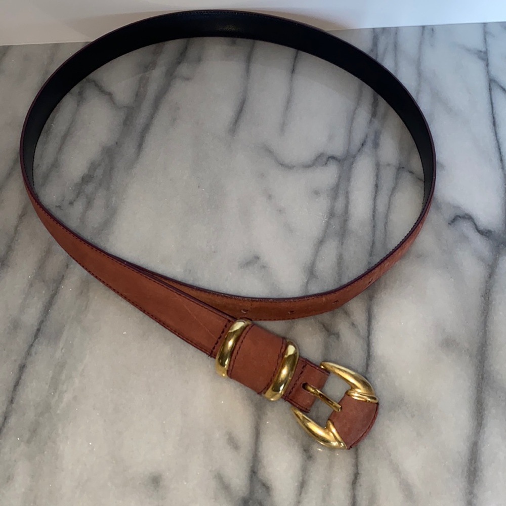 Vintage Women’s Leather Belt - Picture 1 of 5